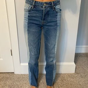 BDG two toned denim